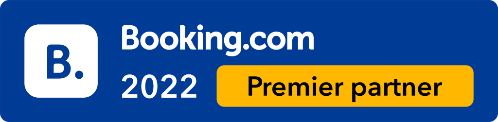 Logo Booking.com Premier Partner 2022
