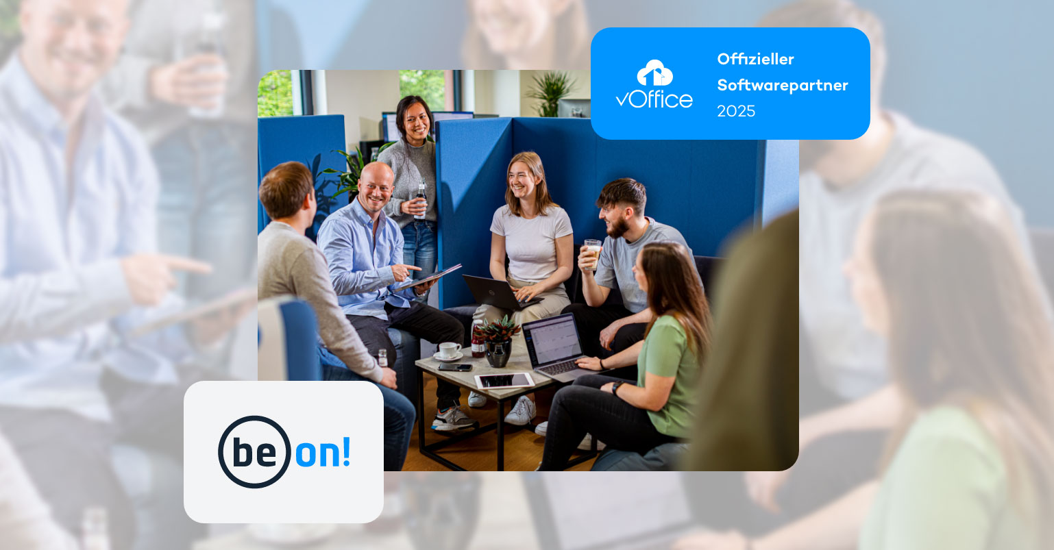vOffice und be-on! Partnerschaft